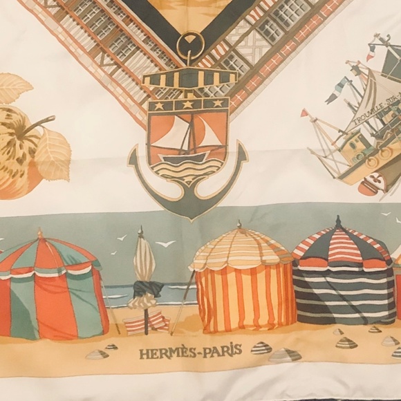 Hermes Silk Printed Scarf - Picture 4 of 4